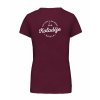 Dámské tričko premium back burgundy