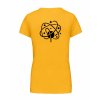 Dámské tričko premium back yellow