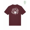 Dospělé Organic tričko Premium Burgundy (Vínová)