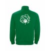Pánská Dětská tepláková mikina na zip Joma Gala Kelly green (Klasická zelená)