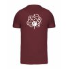 Pánské tričko premium back burgundy