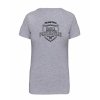 Dámské tričko premium back grey