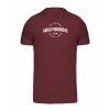 Pánské tričko premium back burgundy
