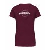 Dámské tričko premium back burgundy