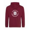 Dospělá mikina Premium back burgundy