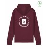 Dospělá mikina Organic Burgundy (Vínová)