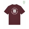 Dospělé Organic tričko Premium Burgundy (Vínová)