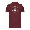 Pánské tričko premium back burgundy