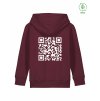 Dětská mikina Organic Burgundy (Vínová)