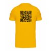 Pánské tričko premium back yellow