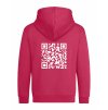 Dětská mikina na zip Premium Hot Pink (Sytá růžová)