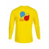 Pánské Dětské sportovní tričko dl.rukáv Joma Combi Yellow (Žlutá)