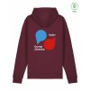 Dospělá mikina Organic Burgundy (Vínová)