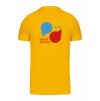 Pánské tričko premium back yellow