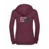 Dámská mikina luxury back burgundy