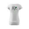 Dámské tričko s dolním lemem White (Bílá)