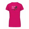 Dámské tričko premium back fuchsia