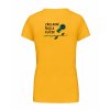 Dámské tričko premium back yellow