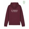 Dospělá mikina Organic Burgundy (Vínová)