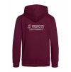 Dětská mikina na zip Premium Burgundy (Vínová)