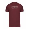 Pánské tričko premium back burgundy