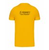 Pánské tričko premium back yellow