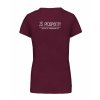 Dámské tričko premium back burgundy