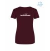 Dámské funkční tričko Burgundy (Vínová)