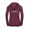 Dámská mikina luxury back burgundy