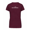 Dámské tričko premium back burgundy