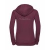 Dámská mikina luxury back burgundy