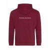 Dospělá mikina Premium back burgundy