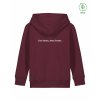 Dětská mikina Organic Burgundy (Vínová)