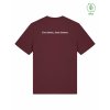 Dospělé Organic tričko Premium Burgundy (Vínová)