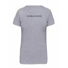 Dámské tričko premium back grey