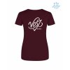 Dámské funkční tričko Burgundy (Vínová)