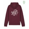 Dospělá mikina Organic Burgundy (Vínová)