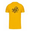 Pánské tričko premium back yellow