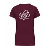 Dámské tričko premium back burgundy