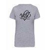 Dámské tričko premium back grey