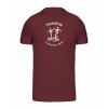 Pánské tričko premium back burgundy
