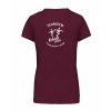 Dámské tričko premium back burgundy