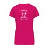 Dámské tričko premium back fuchsia