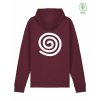 Dospělá mikina Organic Burgundy (Vínová)