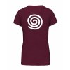 Dámské tričko premium back burgundy