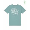 Dětské Organic tričko Premium Teal Monstera (Teal zelená)