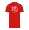 Pánské tričko premium back red