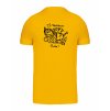 Pánské tričko premium back yellow