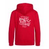 Dětská mikina na zip Premium Fire red (Ohnivá červená)