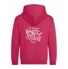 Dětská mikina na zip Premium Hot Pink (Sytá růžová)